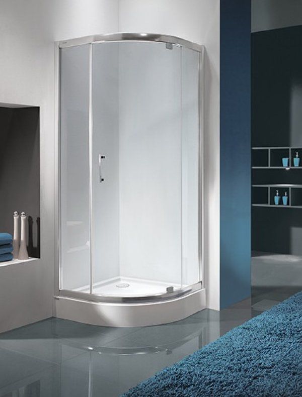 Sanplast KP1DJ/TX5 negyedköríves sarok zuhanykabin nyíló ajtóval 80 cm